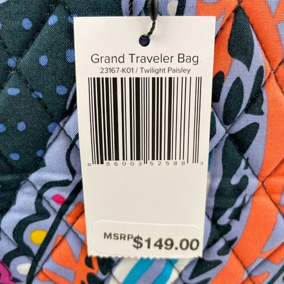Vera Bradley Grand Traveler Twilight Paisley - Picture 8 of 8
